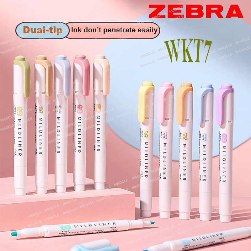 Zebra Pen Mildliner - Rotulador resaltador Zebra WKT7 MILD LINER,