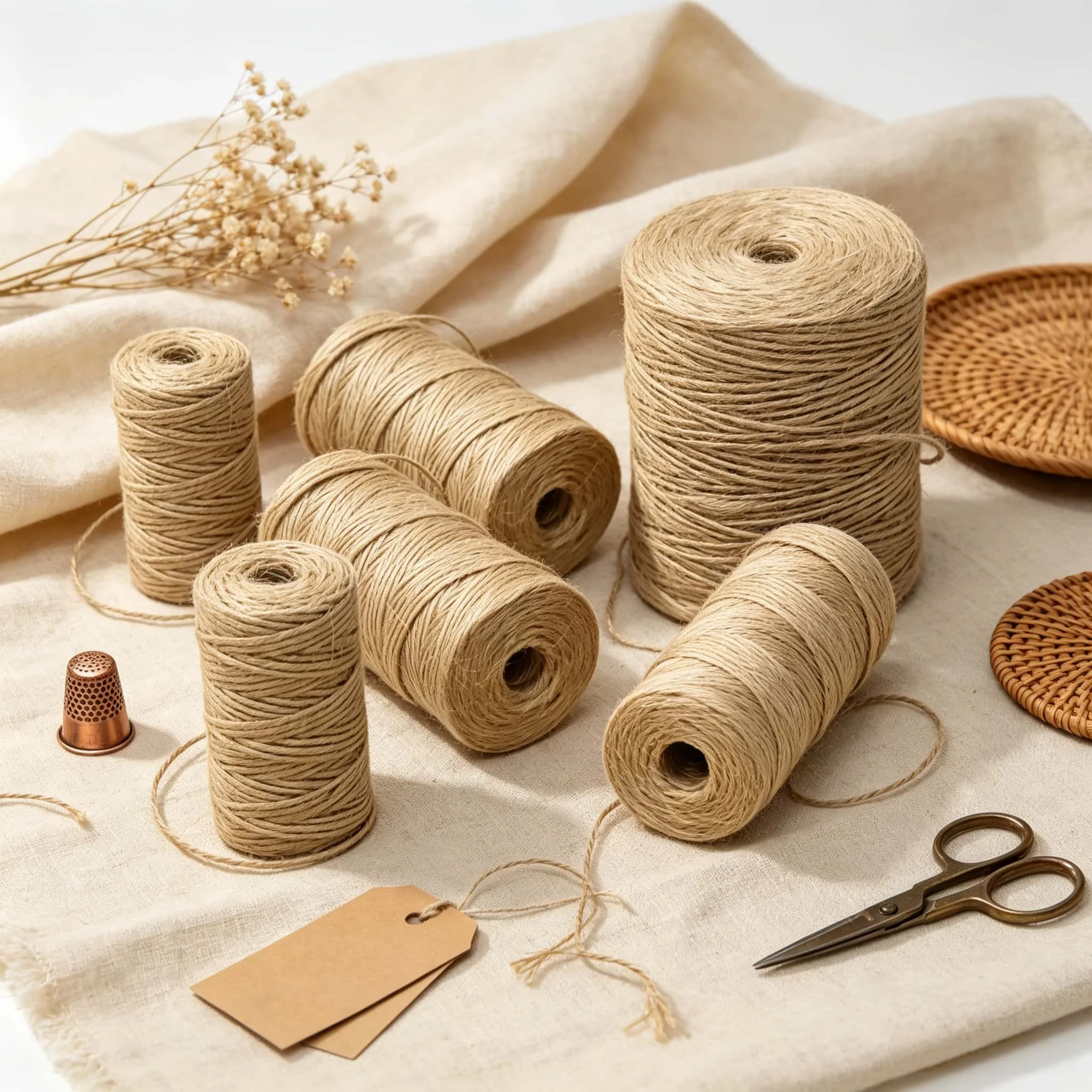 Cordel de Yute Natural de 1mm  - Natural Florist Supply reseña y precio