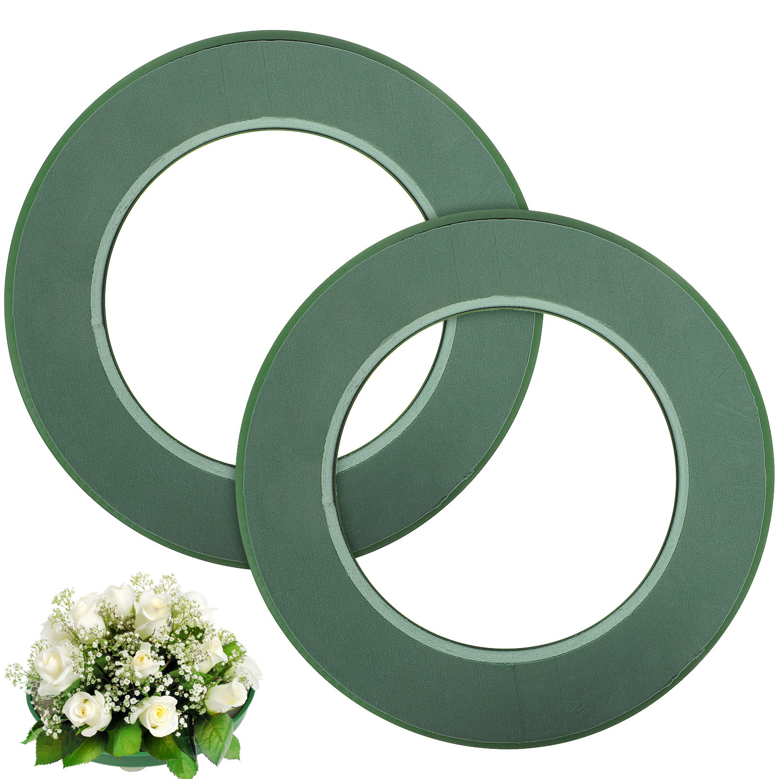 2 unidades de anillos de espum - Florist Wreath Supply reseña y precio